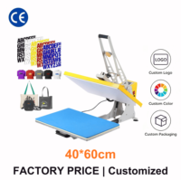 Presse à chaud semi-automatique magnétique 40x60cm (16x24 pouces) pour transfert par sublimation, nouvelle machine AIBA FMA460-4 220V/110V 1