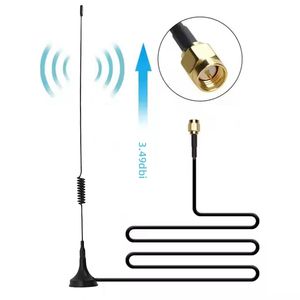 IP67 bảo vệ bên ngoài 4G LTE ăng-ten cơ sở từ tính cho kết nối 3.5dBi đạt được 824-2700 <span class=keywords><strong>MHz</strong></span> Dải tần số cho truyền thông - Product Image 1