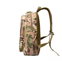 Sac à dos tactique camouflage Oxford respirant et réfléchissant pour l'école et les voyages de loisirs - Unisexe