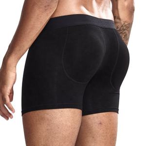 All'ingrosso logo personalizzato slip <span class=keywords><strong>uomo</strong></span> <span class=keywords><strong>intimo</strong></span> <span class=keywords><strong>Boxer</strong></span> lungo prezzo competitivo Design Logo personalizzato Spandex traspirante pugile da <span class=keywords><strong>uomo</strong></span> - Product Image 1