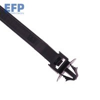 Attaches de câbles de voiture en nylon noir, 10 pièces, révolutionnent la fixation rapide des sangles zippées pour tous les véhicules, attaches de câbles robustes, clips de fixation