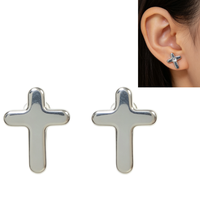 Piercing corporel OEM en titane poli hypoallergénique à filetage interne pour nez et oreille