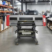 Printer UV GC-800 Roll to Roll Format Besar dengan 4 Buah Printhead Epson I3200 Sistem Pengeringan UV Berpendingin Air
