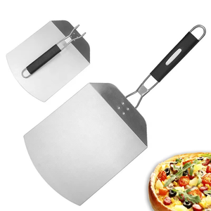 <span class=keywords><strong>Mrright</strong></span> PZ03 Spatule de Cuisson Multifonctionnelle en Acier Inoxydable avec Manche en Bois, Ustensile de Cuisine, Pelle à Gâteau et à Pizza - Product Image 6