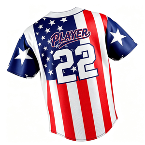 Jersey Baseball Kustom Berkualitas Tinggi, Tersedia Sublimasi dan Bordir, Pakaian Kaos Baseball - Product Image 6