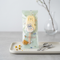 Sacs d'emballage pour glaces et bâtonnets glacés en plastique Mylar avec logo personnalisé imprimé en gravure, scellés à l'arrière, résistants à l'humidité, sous vide, pour snacks