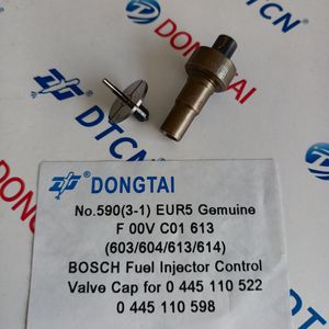 Non, 590(3-1) <span class=keywords><strong>EUR</strong></span> 5 Authentique Nouveau <span class=keywords><strong>F</strong></span> 00V C01 613(603604613614) Bouchon de soupape de commande d'injecteur de carburant pour 0 445 110 522 0 445 110 598 - Product Image 6