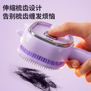 Cepillo de Masaje Eléctrico con Nano Spray y Luz Roja, Antiestático, para el Cuidado del Cuero Cabelludo - Product Image 4