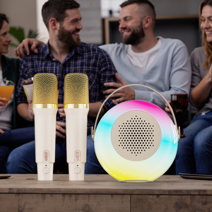 Nhỏ Gọn Xách Tay K38 Mini Karaoke Loa Đầy Màu Sắc Đèn LED Dễ Dàng Để Có Không Dây Cho <span class=keywords><strong>Bluetooth</strong></span> Thông Minh Loa Thư Giãn AUX - Product Image 6