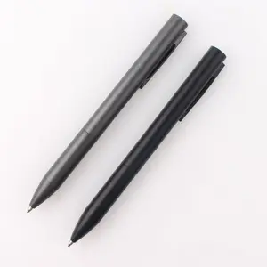 Personalized Heavy Black Matte Metal Ball Pen With Custom Logo Business Gift For Men Women