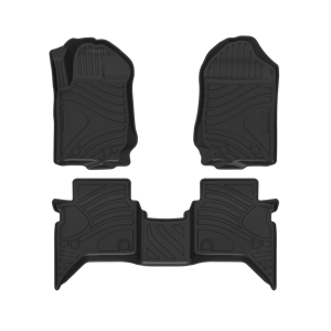 Tappetini Auto Jourm in TPE per Mazda BT-50 (2a Gen) 2015-2020 LHD, Set Completo di Lusso Nero Facile da Pulire, Protezione per Tutte le Stagioni - Product Image 1