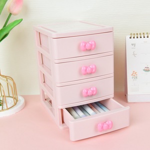 Boîte de rangement de bureau en plastique PP blanc moulé par injection avec tiroir, empilable, organisateurs de bureau, capacité 7L - Product Image 4