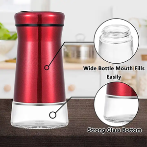 Gran oferta, salero de acero inoxidable, pimentero, agujeros ajustables, elegante, dispensador perfecto, juego de cocina, salero de especias - Product Image 4