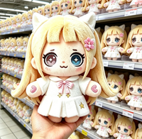 Nouvelle poupée en peluche Fille Chat Florale avec rembourrage en coton, Tailles personnalisées - Commandes en gros OEM/ODM