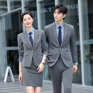 Abito professionale da uomo e <span class=keywords><strong>donna</strong></span> 4S Sales Manager abbigliamento formale Catering Hotel Front Desk da lavoro uniforme pantaloni da smoking - Product Image 5