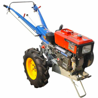 Tracteur à chenilles à deux roues motrices 10HP 12HP 15 HP 18hp 20HP Diesel Micro-cultivateur Mini-tracteur agricole