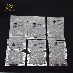 Circonia Cúbica Blanca de Alta Calidad, Corte Brillante Redondo, para Joyería con Micropavé - Product Image 1