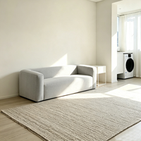 Canapé gonflable 2 places en PVC écologique, design moderne, idéal pour l'intérieur, prix abordable, vente en gros