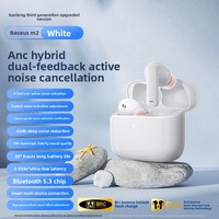 Auriculares Bluetooth Baseus M2 Usados con Reducción Activa de Ruido, Diseño Intrauditivo Inalámbrico