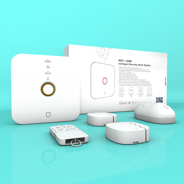 4G Tuya WIFI GSM ABS Security Alarm Smart Gateway System with 99 Sensors and 3-Year Warranty