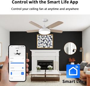 JF-028-WIFI Slimme Plafondventilator Afstandsbediening Schakelaar Draadloze <span class=keywords><strong>Timer</strong></span> Controller Voor Snelheidsaanpassing Voor Smart Home-Systeem - Product Image 5