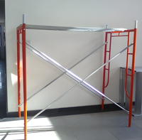 Plateforme mobile en acier galvanisé à chaud pour échafaudage avec roulettes pour la construction