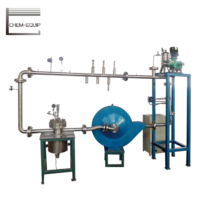 Réacteur à lit fluidisé circulant de pyrolyse en laboratoire pour la pyrolyse de la biomasse de silicium à vendre