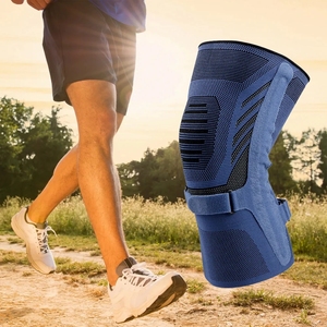 <span class=keywords><strong>Genouillère</strong></span> de compression <span class=keywords><strong>médicale</strong></span> avec stabilisateurs de coussinets en gel pour la rotule Genouillères de volley-ball en nylon pour la protection - Product Image 3