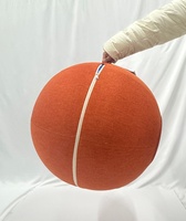 Chaise à billes d'équilibre ergonomique antidérapante, autoportante, écologique, durable et souple avec pompe pour le fitness, le yoga, l'exercice et la posture 65cm