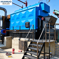 Chaudière à vapeur industrielle horizontale basse pression HUANUO, 2500 kg/h, au charbon de bois, pour biomasse et copeaux de bois