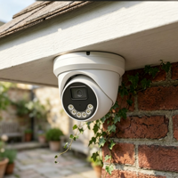 Cámara Domo IP de 4MP, Plug&Play, Visión Nocturna a Todo Color, Sistema CCTV PoE, Totalmente Compatible con Onv-If, NVR en la Nube