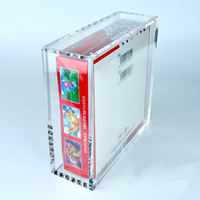 JIHONG Vente en Gros Pokémon 151 Booster Box Étui Protecteur en Acrylique Couvercle Magnétique JCC Carte Pokémon 151 Présentoir de Cartes PMMA/Perspex