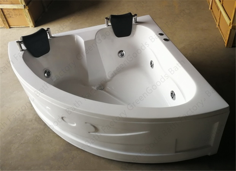 Everso — baignoire de Massage à Jet d'eau chaude, en forme de cœur, pour la salle de bain, avec panneau de commande numérique