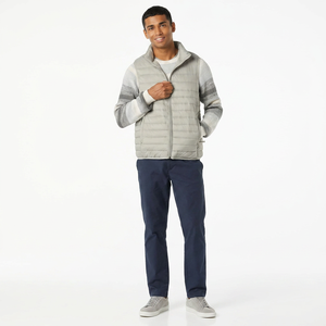 Chaquetas Acolchadas de Lona Impermeables de Primera Calidad para Hombre, con Logotipo Frontal, Precio al por Mayor para Invierno - Product Image 1
