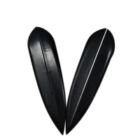 Ailerons de kitesurf en plastique 4 pièces/ensemble, ailerons de queue personnalisés pour planche de kitesurf double pointe, accessoires de kitesurf