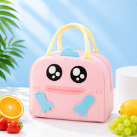 Sacs à lunch isothermes portables en polyester avec fermeture éclair pour filles et femmes, écologiques, durables, pour repas bento, avec doublure en aluminium