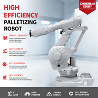 Robot de palettisation à structure articulée stable, palettiseur automatique haute précision pour pièces complexes