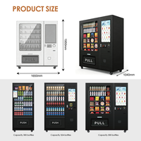 Distributeur automatique de collations intelligent SUNHOPE avec écran tactile, paiement sans espèces, contrôle d'inventaire à distance pour bureaux et écoles