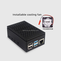 Geermax Neutre Fabriqué en Chine Boîtier ABS pour Raspberry Pi 4B avec évents de refroidissement