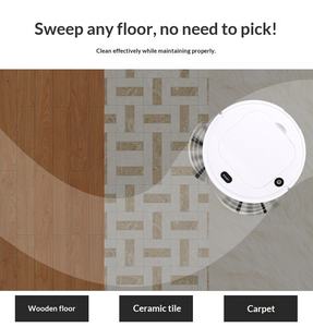 Aspirateur robot intelligent tout-en-un, balayage automatique sans fil, aspirateur et serpillière pour la maison - Product Image 4