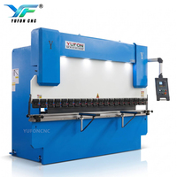 Prensa Plegadora CNC Económica YUFON con Barra de Torsión, Controlador E21, Plegadora Hidráulica de Chapa Metálica para Fabricación de Gabinetes HVAC
