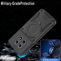 Desain Armor Tangguh Baru Anti Jatuh Pelindung Kamera Pengisian Daya Nirkabel Magnetik Casing Ponsel untuk REDMI NOTE 15 PRO PLUS 5G