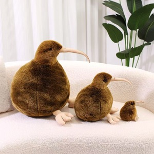 Peluche transfrontalière mignonne Kiwi, figurine d'oiseau à long <span class=keywords><strong>bec</strong></span>, ornement pour enfants, super adorable, en coton PP - Product Image 2