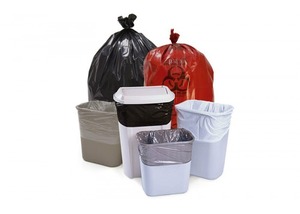 Contractor Grade PE Trash <b>Bag</b> Roll Black Durable Garbage Sacks Heat <b>Seal</b> HDPE/LDPE Household Use Gravure Printing Surface Refuse - Product Image 4