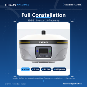 อุปกรณ์สำรวจ GNSS RTK ระดับมืออาชีพ CHC IBASE/B5 มาตรฐาน IP68 อุณหภูมิใช้งาน -45~75 องศาเซลเซียส สถานีฐาน GPS 1408 ช่องสัญญาณ - Product Image 2
