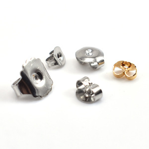 Stainless Steel Round <strong>Butterfly</strong> <strong>Earring</strong> <strong>Backs</strong> Clasp Secure Pierced <strong>Earrings</strong> Backing Locking Replacements <strong>for</strong> Ear Stud Posts - Product Image 6