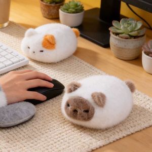 Simpatico Gattino di Peluche a Forma di Pane con Poggiapolsi, Bambola Antistress da Compagnia, Statuetta Tascabile per Regalo ai Migliori Amici - Product Image 2