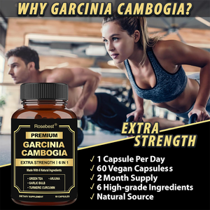 Custom Extra Sterke 6-in-1 Garcinia Cambogia Groene Thee Knoflookbol Kruidenextract Afvalcapsules Supplement voor Gewichtsverlies - Product Image 4