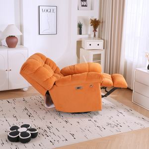 Cómodo y lujoso <span class=keywords><strong>sillón</strong></span> reclinable de ocio con asiento giratorio de 360 grados para la relajación del dormitorio de la sala de estar - Product Image 5
