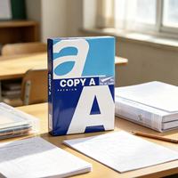 Papier de bureau multifonctionnel A4, papier de copie et de dessin, papier de base électrostatique 80G double face, Shandong, 1 rame